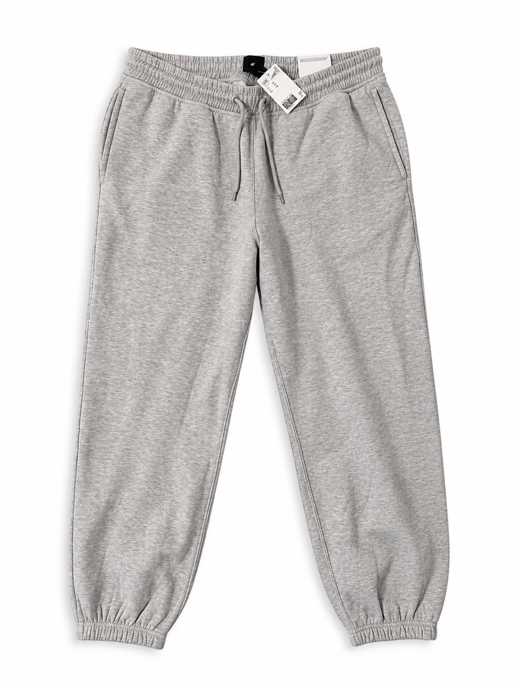 H&M Men's Light Grey Drawstring Joggers